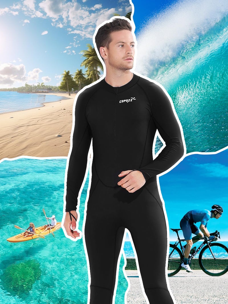 COPOZZ Mens Wetsuit â€“ Full Body UV Protection Wet Suit for Surfing, Diving & Snorkeling - Image 5